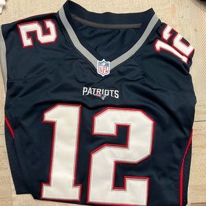 Size large official NFL Tom Brady Patriots Jersey